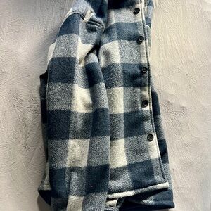 Banana Republic, Men’s Heritage Jacket, Blue and White Plaid, Size XXL